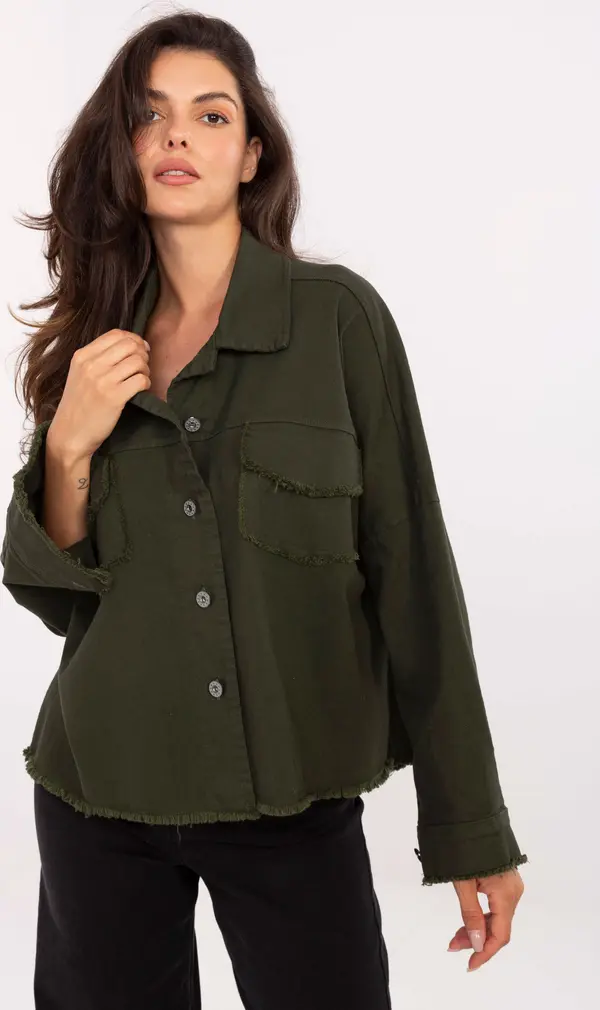 RUE PARIS Shirt-IT-KS-FL5779.87-khaki