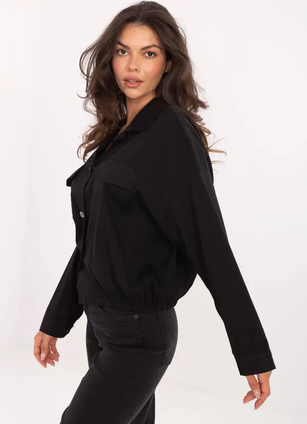 RUE PARIS Shirt-IT-KS-FL9273.86-black