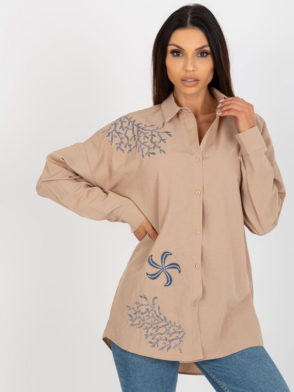 Factory Price Shirt-TO-KS-7005.34P-beige