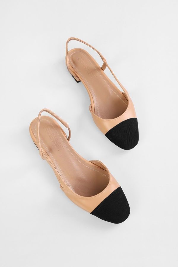 Shoeberry Shoeberry Women's Navy Blue Skin Daily Flats