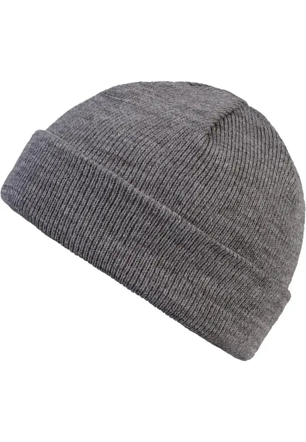 MSTRDS Short cuffed knitted hat h.Gray