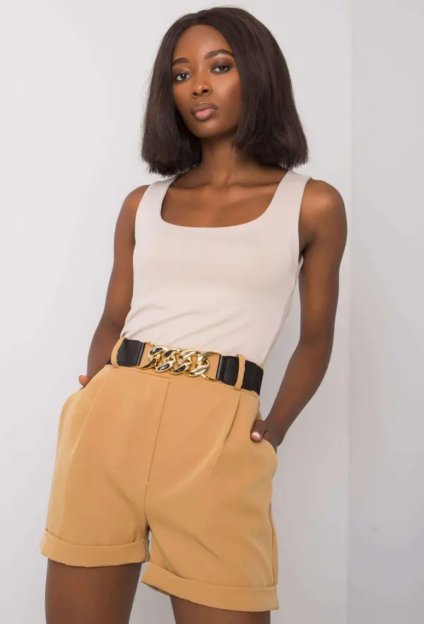 Italy Moda Shorts-DHJ-SN-13186.03P-camel