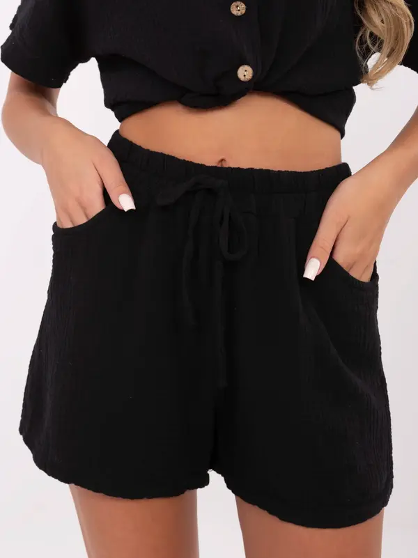 Italy Moda Shorts-MO-SN-9717.95-black