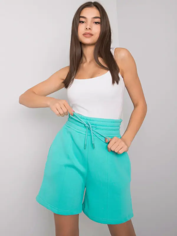 BASIC Feel Good Shorts-RV-SN-6992-1.84-Turquoise