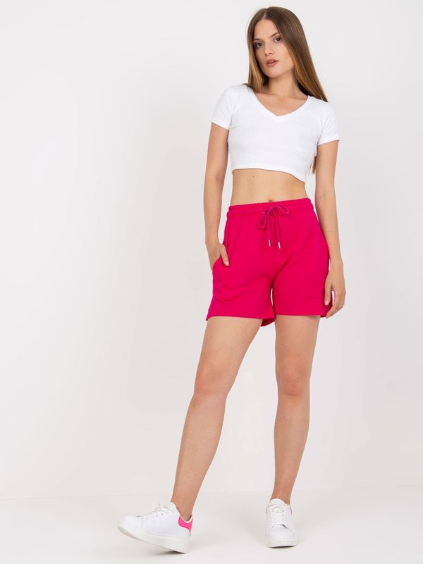 RUE PARIS Shorts-RV-SN-7995.14-fuchsia