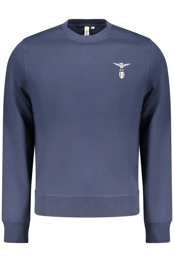 ACCADEMIA MILITARE Син мъжки суитшърт без качулка