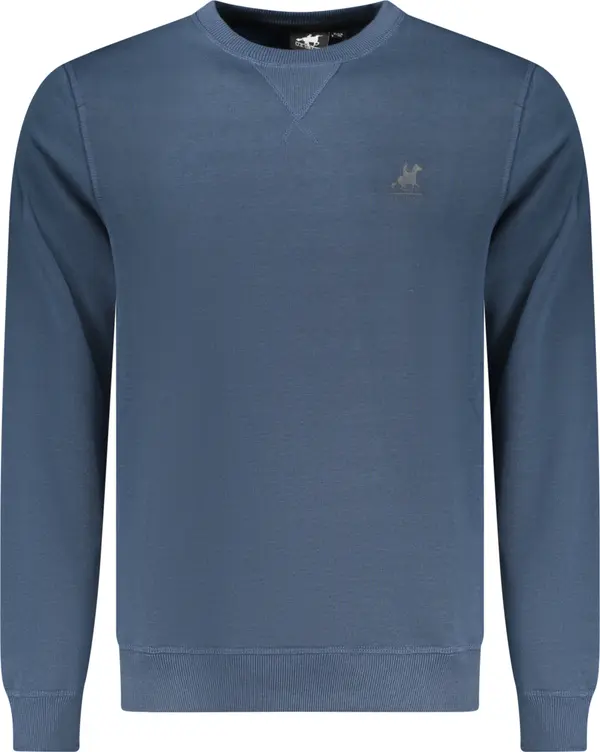 U.S. GRAND Син мъжки суитшърт без качулка