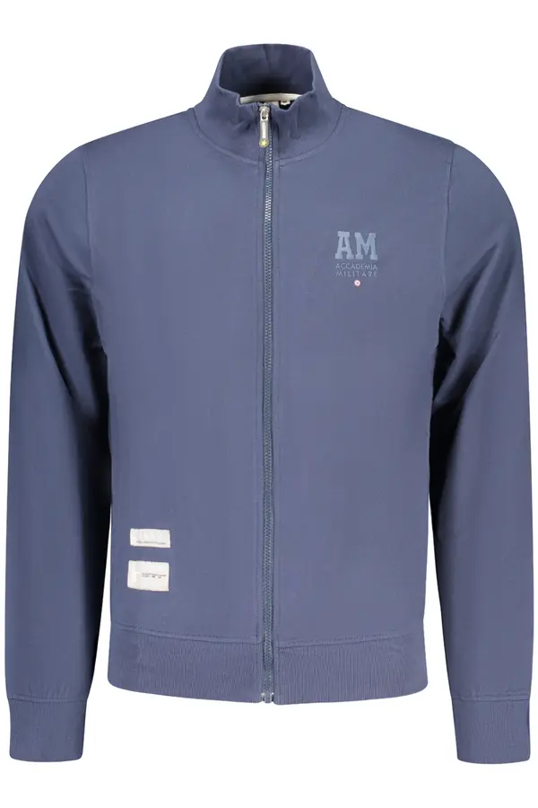 ACCADEMIA MILITARE Син мъжки суитшърт с цип