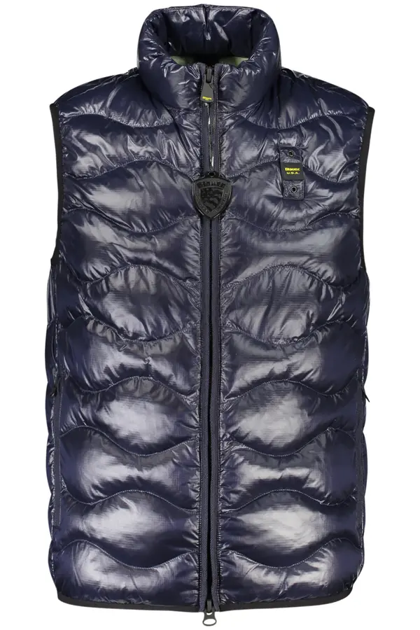 BLAUER APPAREL Син мъжки суитшърт с цип