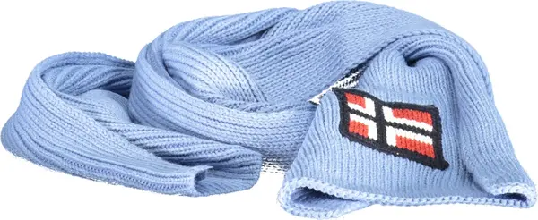 NORWAY 1963 Син шал с норвежки флаг