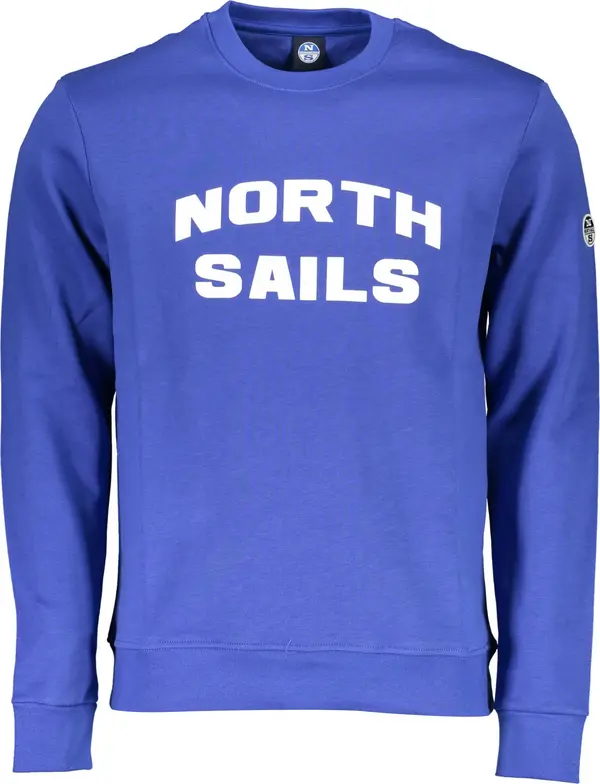 North Sails Син суичър с качулка NORTH SAILS без качулка