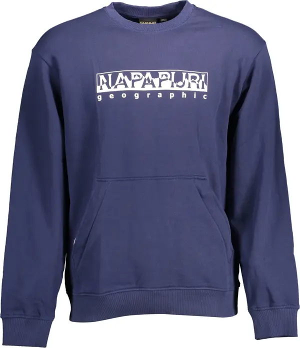 Napapijri Син суитшърт NAPAPIJRI без цип