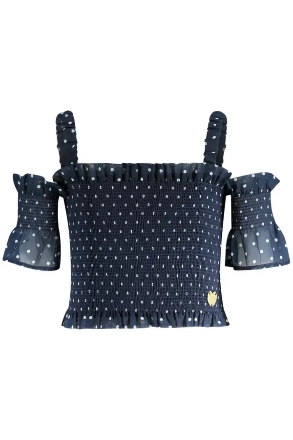 GUESS JEANS Син топ за момиче GUESS JEANS