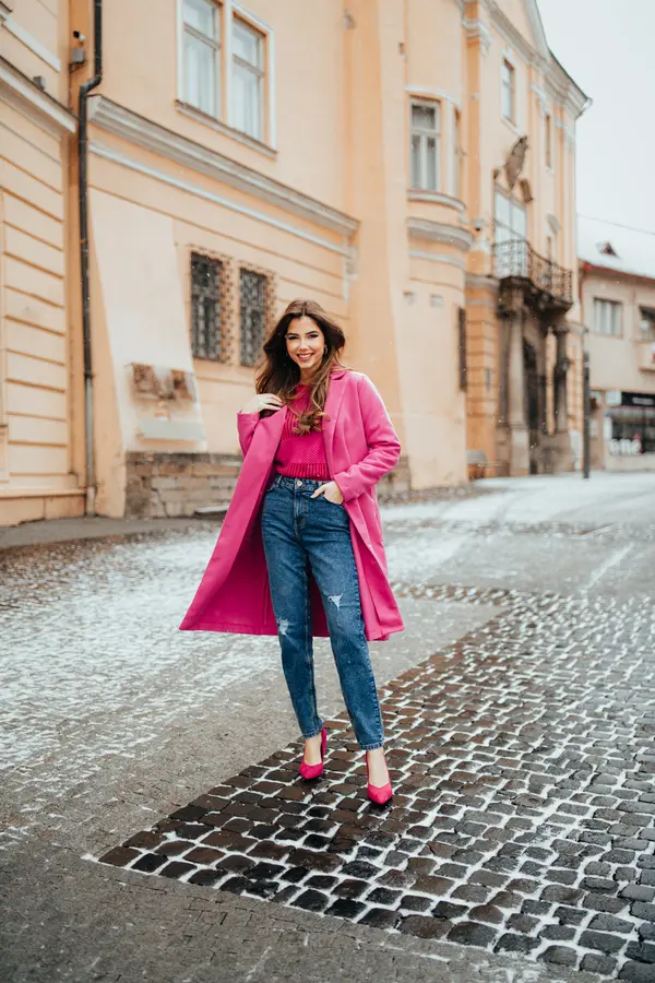 Pieces Сини дами мама годни дънки с разкъсан ефект парчета Kesia - жени