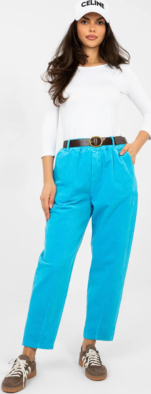 Italy Moda Сини едноцветни панталони