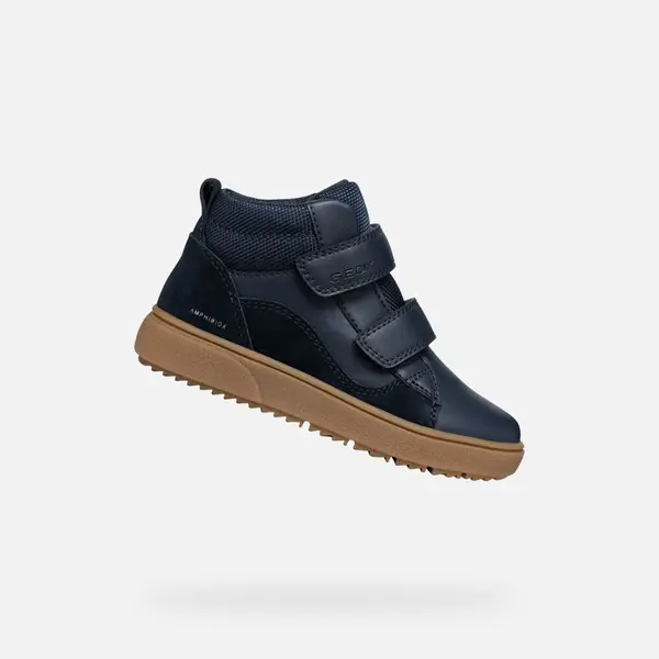 GEOX Сини кецове за момчета Geox Theleven B Abx