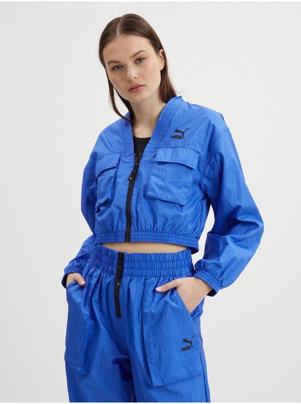 Puma Синьо дамско шумолещо яке Puma Dare To - Жени