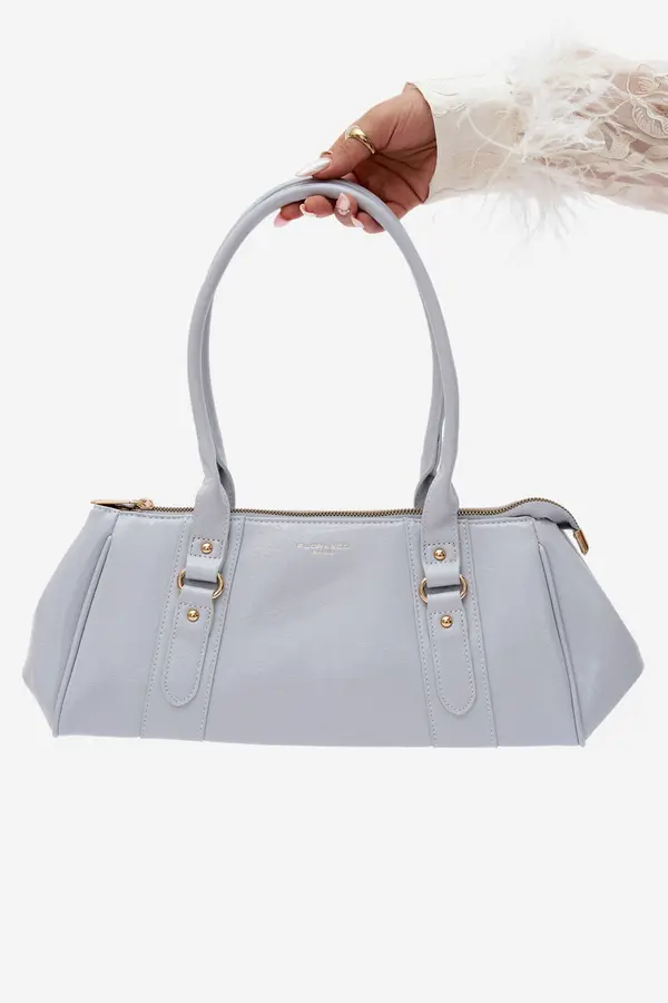 FLORA & CO Синя чанта от изкуствена кожа Flora&amp;Co