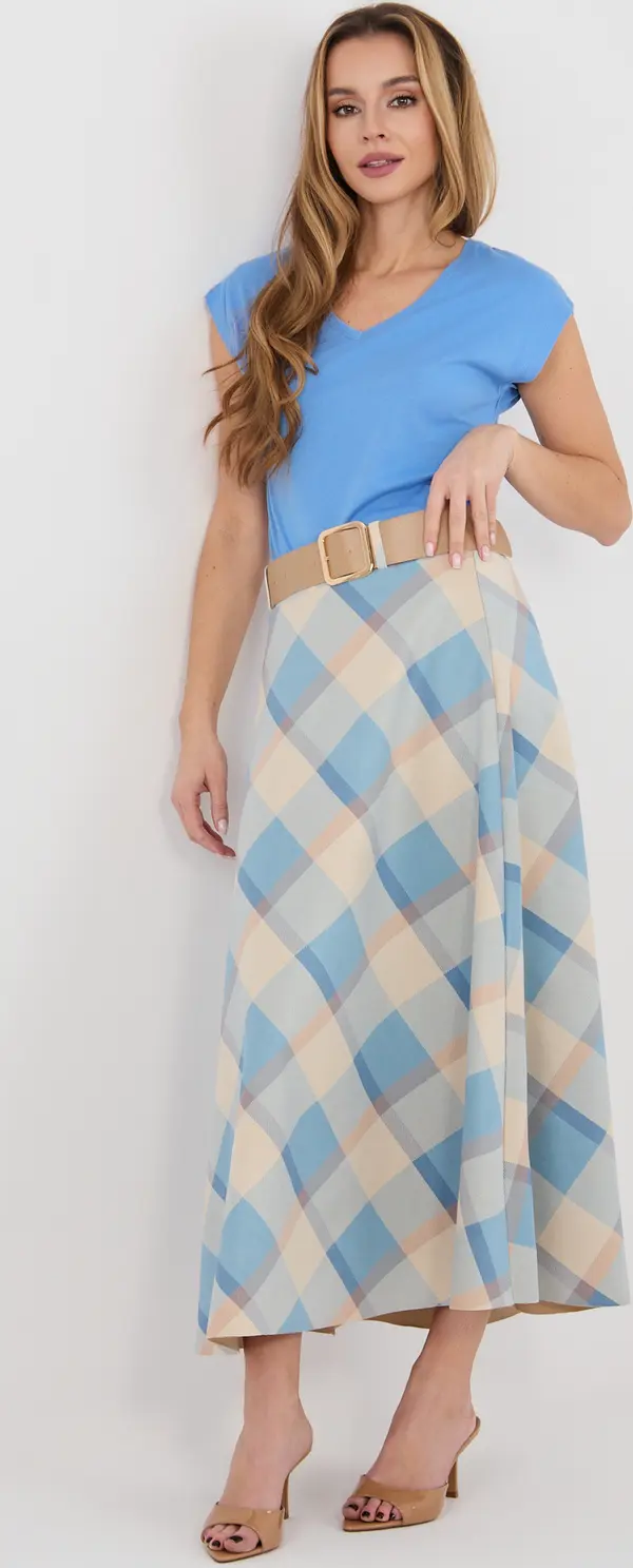 Sublevel Синя дамска тениска SUBLEVEL