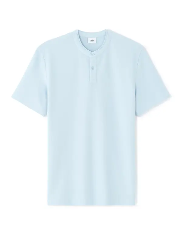 Celio Синя мъжка поло риза Celio Gesohel
