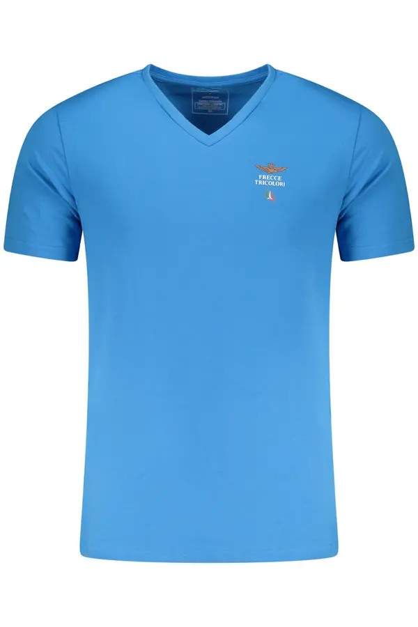 Aeronautica Militare Синя мъжка тениска с къс ръкав