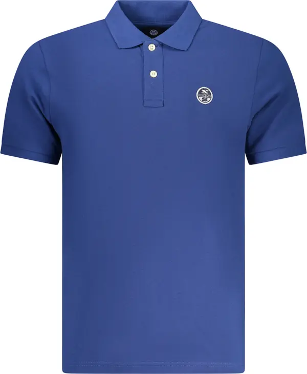 North Sails Синя поло риза с къс ръкав