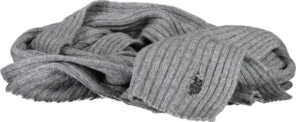 US Polo Assn Сив мъжки шал US Polo Assn.