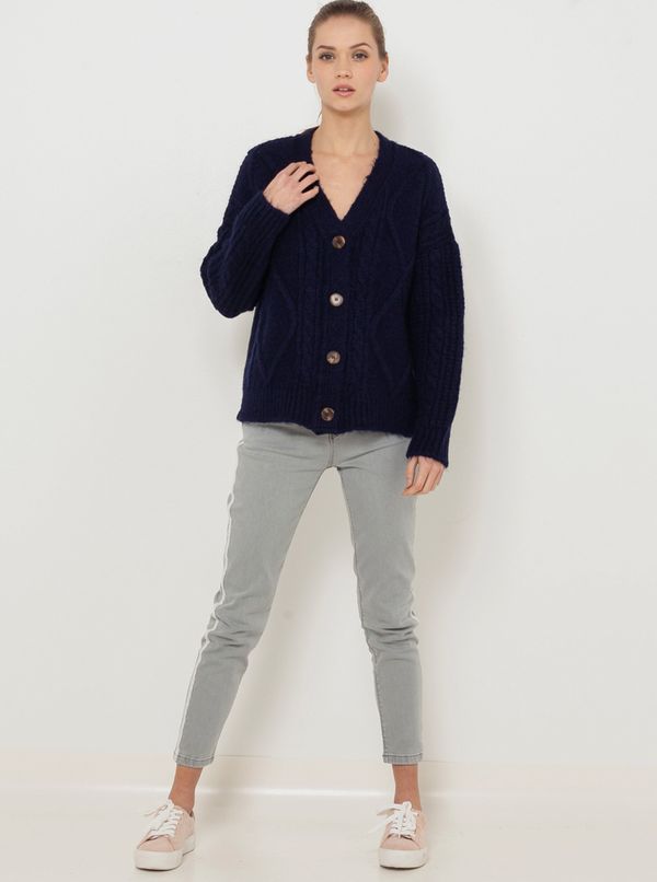 CAMAIEU Сиви скъсени дънки с лампа CAMAIEU - жени