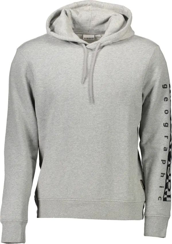 Napapijri Сиво суичър с качулка Napapijri