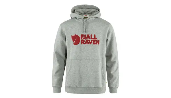 Fjallraven Сиво суичър с лого на Fjällräven