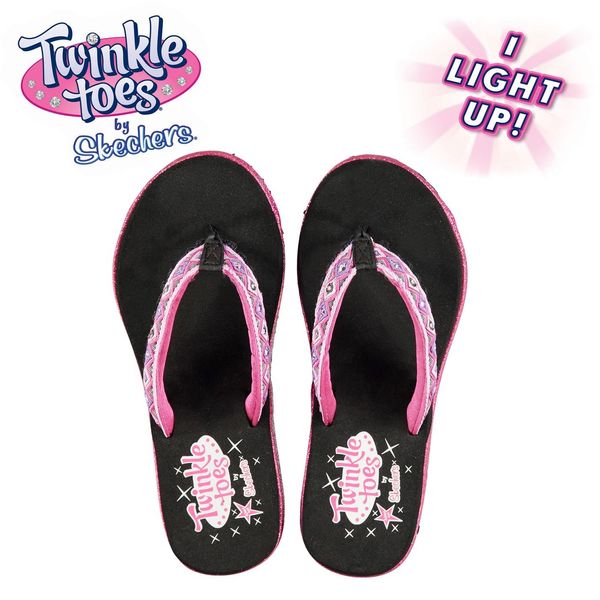 Skechers Skechers Twinkle Toes Flip Flops Junior Girls