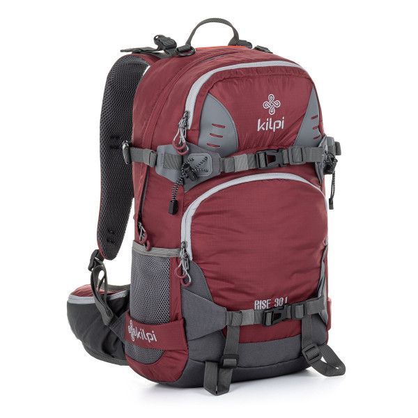 Kilpi Ski touring and freeride backpack Kilpi RISE-U dark red