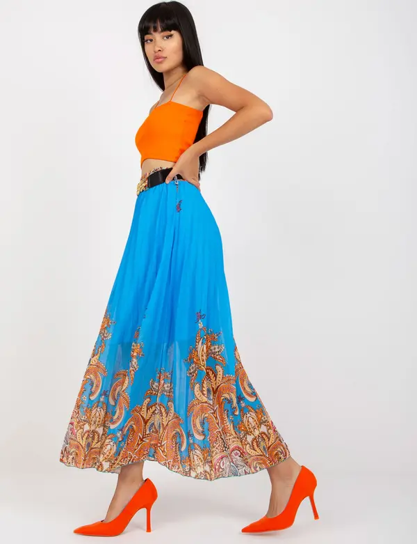 Italy Moda Skirt-DHJ-SD-10620B.43-Blue