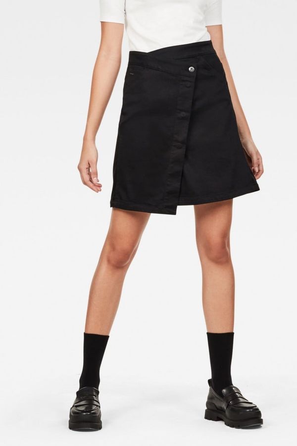 G Star Skirt - G-STAR 5621 Wrap Skirt Black