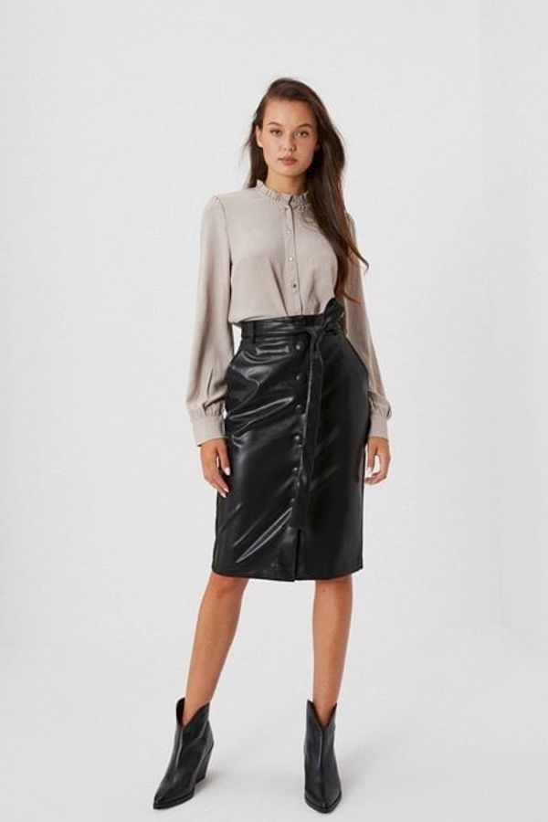 Moodo Skirt made of imitation leather