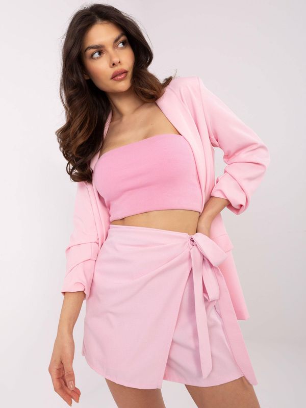 Italy Moda Skirt-MI-SD-121388.39-light pink