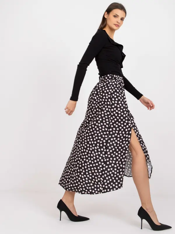 RUE PARIS Skirt-WN-SD-0956.19P-black-white