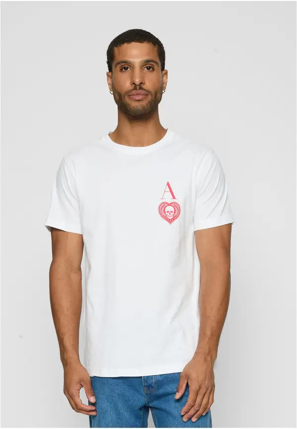 Mister Tee Skull Heart Tee white