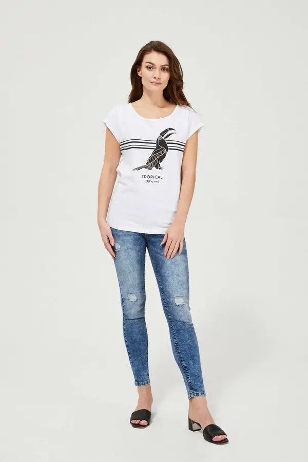 Marisse Скъсани дънки със средна талия