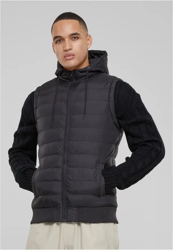 Urban Classics Small bubble hood vest blk/blk