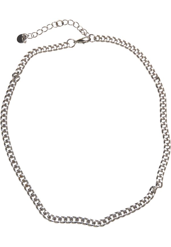 Urban Classics Small necklace Saturn Basic - silver color
