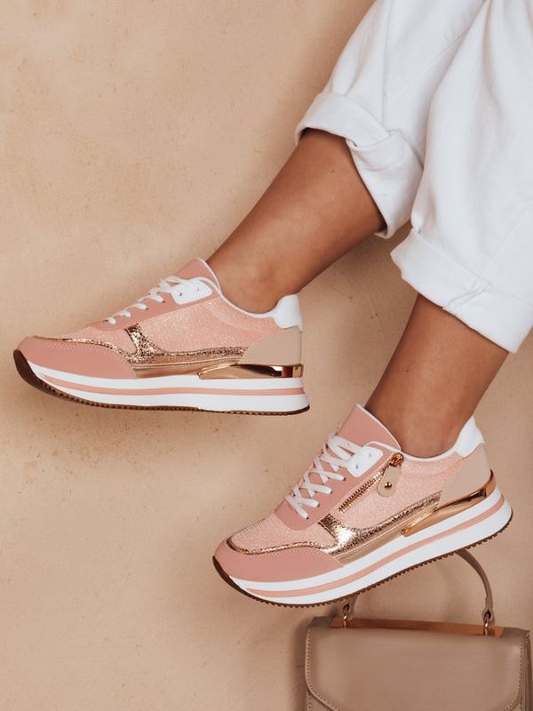 DStreet Sneakersy damskie LAVIMODA różowe Dstreet