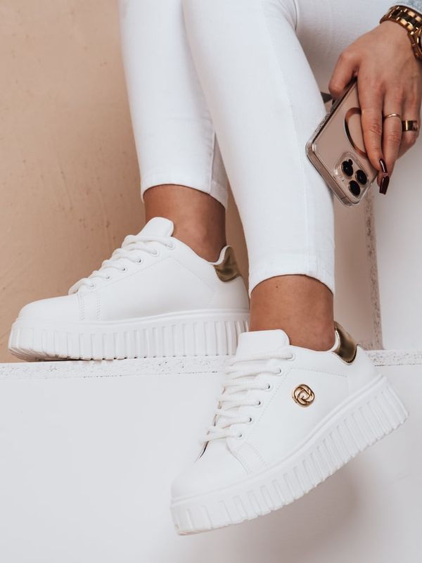 DStreet Sneakersy damskie na platformie MODISHE złote Dstreet
