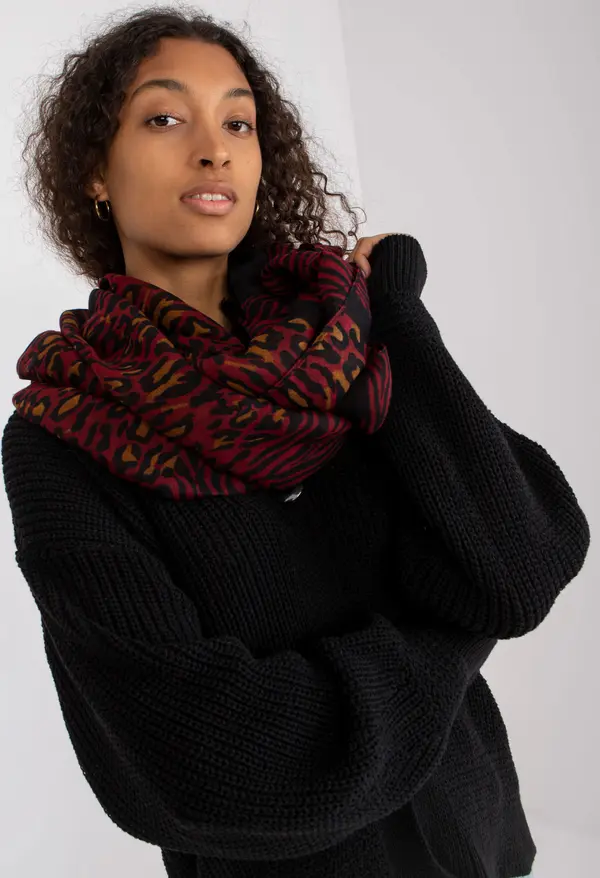 Factory Price Snood-AT-KM-S-6221-burgundy