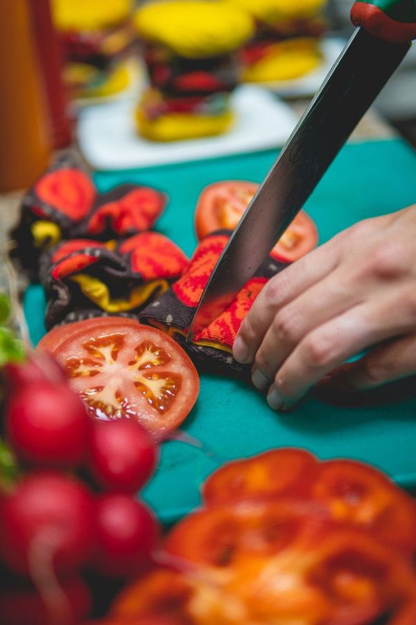 Kesi Socks Rainbow Socks Burger 2 pairs