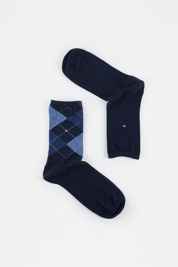Tommy Hilfiger Socks - Tommy hilfiger TH WOMEN CHECK SOCK 2P