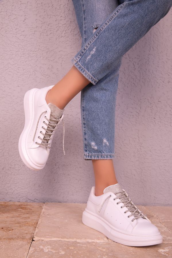 Soho Soho Бели Дамски Маратонки 18365