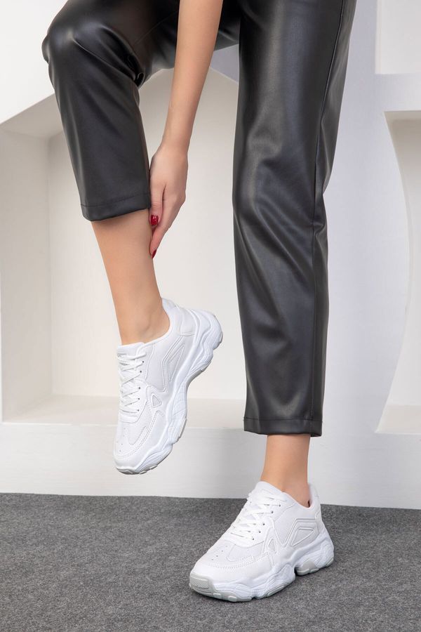 Soho Soho Дамски бели маратонки 18148