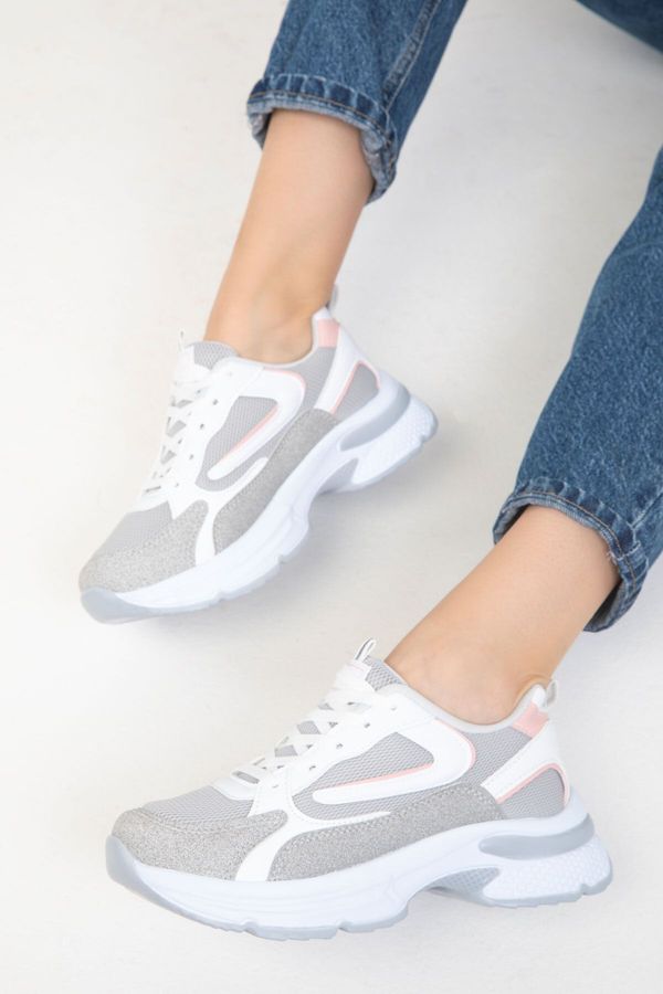 Soho Soho Ice-White-Powder Women's Sneaker 18802