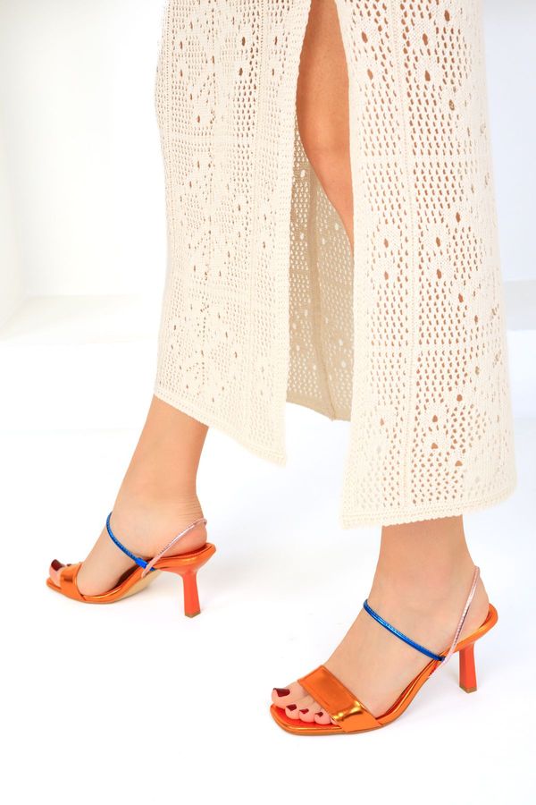 Soho Soho Orange Women's Classic Heeled Shoes 19177